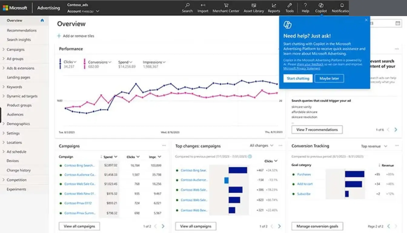 Microsoft Ads burnley
